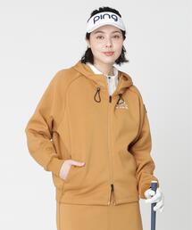 【PING APPAREL】全方向ストレッチダンボールニットフルジップフーディー (LADIES)