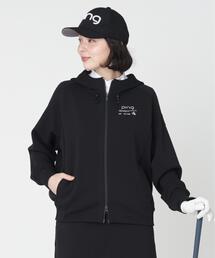 【PING APPAREL】全方向ストレッチダンボールニットフルジップフーディー (LADIES)