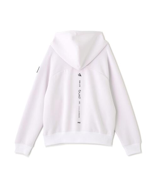 PING（ピン）の「【PING APPAREL】全方向ストレッチダンボールニットフルジップフーディー (LADIES)（スウェット・レディース・ブラック/ホワイト/グレー/ベージュ・LL/L/S/M）」の9枚目の写真