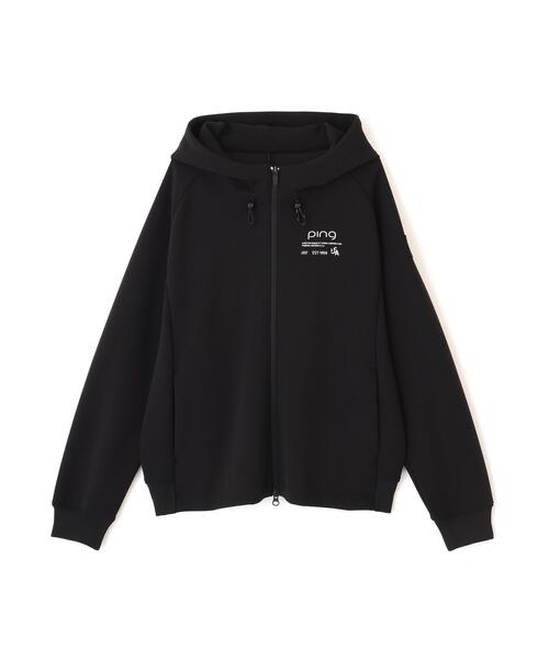 PING（ピン）の「【PING APPAREL】全方向ストレッチダンボールニットフルジップフーディー (LADIES)（スウェット・レディース・ブラック/ホワイト/グレー/ベージュ・LL/L/S/M）」の15枚目の写真