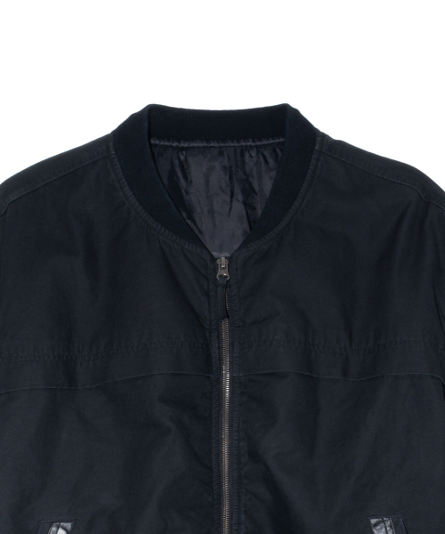 ETCE(イーティーシーイー)の「ウォッシュドクロップボンバー(ブラック)(ブルゾン・メンズ・その他・MEDIUM/LARGE/X-LARGE)」の3枚目の写真