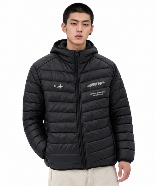 ARTISTWEAR（アーティストウェア）の「アーバンシェルター ライトダウンジャケット（ダウンジャケット/コート・レディース・ブラック・SMALL/MEDIUM/LARGE/X-LARGE/XX-LARGE/XXXX-LARGE）」の3枚目の写真