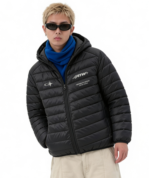 ARTISTWEAR（アーティストウェア）の「アーバンシェルター ライトダウンジャケット（ダウンジャケット/コート・レディース・ブラック・SMALL/MEDIUM/LARGE/X-LARGE/XX-LARGE/XXXX-LARGE）」の9枚目の写真