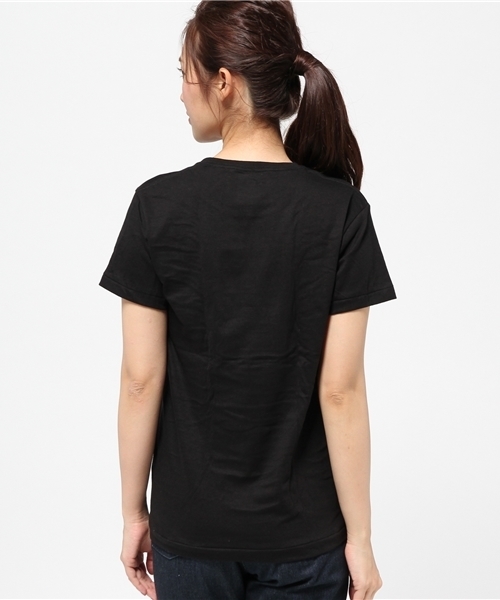 HANES(ヘインズ)の「【Hanes(HM1-F004)】プレミアムジャパンフィット(Tシャツ/カットソー・レディース・ブラック・S(1))」の4枚目の写真