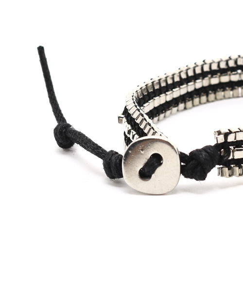 チャイハネ(チャイハネ)の「【チャイハネ】メタルコードMEN'Sブレスレット(ブレスレット・メンズ・シルバー/ゴールド・FREE)」の4枚目の写真