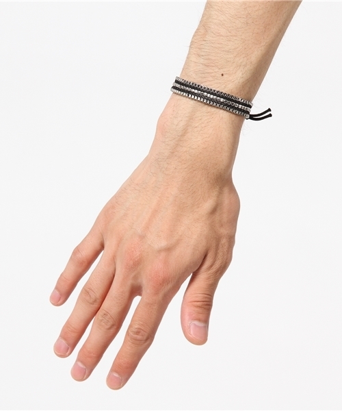 チャイハネ(チャイハネ)の「【チャイハネ】メタルコードMEN'Sブレスレット(ブレスレット・メンズ・シルバー/ゴールド・FREE)」の6枚目の写真