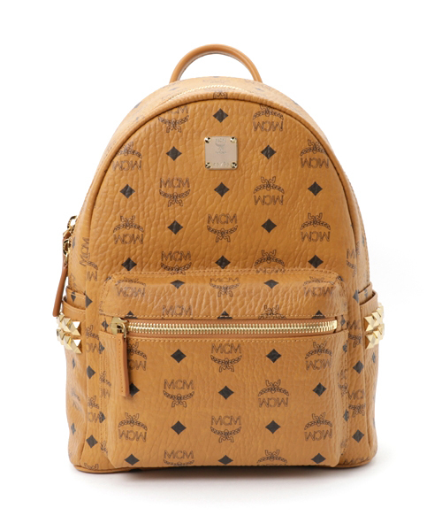 MCM（エムシーエム）の「MCM/エムシーエム/Basic BackPack Small （バックパック/リュック・レディース・ブラック/ブラウン/ボルドー/ベージュ・SMALL）」の2枚目の写真