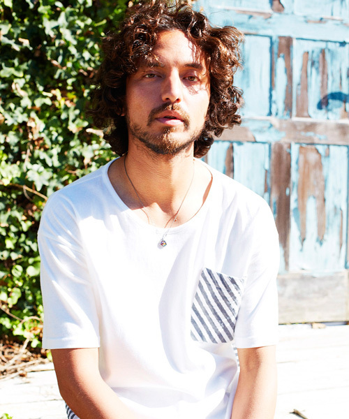 rehacer（レアセル）の「rehacer : Wave Slape Cutsew（Tシャツ/カットソー・メンズ・ホワイト/ネイビー・SMALL/LARGE/MEDIUM）」の3枚目の写真