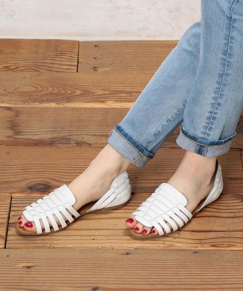 green label relaxing（グリーンレーベルリラクシング）の「◆CB EX PAOLO BOVE サンダル ◆（サンダル・レディース・ホワイト/ブラック/ダークブラウン/ベージュ/シルバー・35/36/37/38）」の2枚目の写真