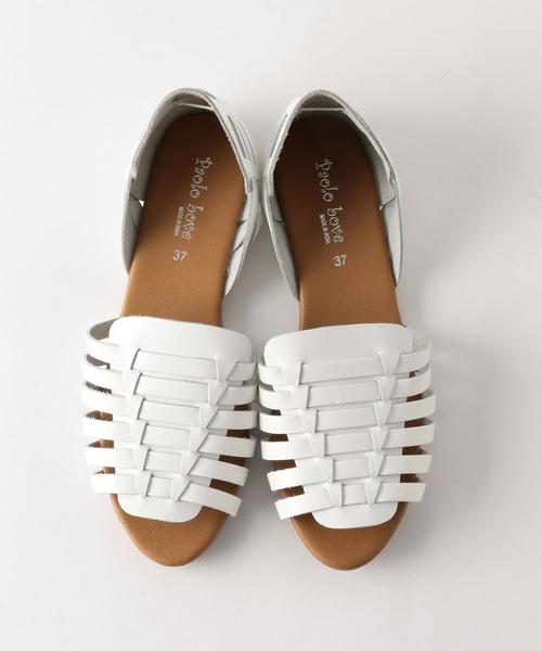 green label relaxing（グリーンレーベルリラクシング）の「◆CB EX PAOLO BOVE サンダル ◆（サンダル・レディース・ホワイト/ブラック/ダークブラウン/ベージュ/シルバー・35/36/37/38）」の21枚目の写真