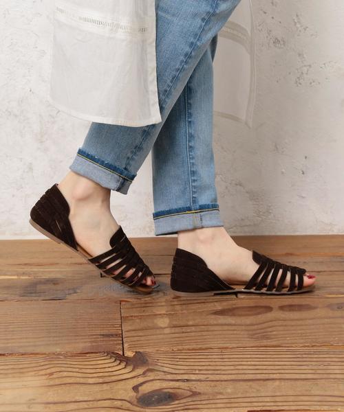 green label relaxing（グリーンレーベルリラクシング）の「◆CB EX PAOLO BOVE サンダル ◆（サンダル・レディース・ホワイト/ブラック/ダークブラウン/ベージュ/シルバー・35/36/37/38）」の19枚目の写真