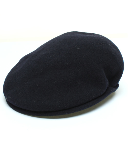 KANGOL（カンゴール）の「KANGOL WOOL 504（ハンチング/ベレー帽・メンズ・ブラック/グレー/ネイビー・MEDIUM/LARGE）」の3枚目の写真