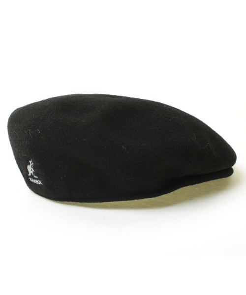 KANGOL（カンゴール）の「KANGOL WOOL 504（ハンチング/ベレー帽・メンズ・ブラック/グレー/ネイビー・MEDIUM/LARGE）」の9枚目の写真