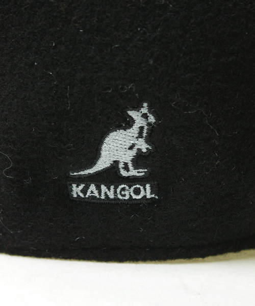 KANGOL（カンゴール）の「KANGOL WOOL 504（ハンチング/ベレー帽・メンズ・ブラック/グレー/ネイビー・MEDIUM/LARGE）」の7枚目の写真