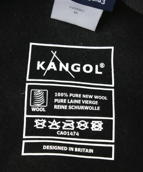 KANGOL（カンゴール）の「KANGOL WOOL 504（ハンチング/ベレー帽・メンズ・ブラック/グレー/ネイビー・MEDIUM/LARGE）」の5枚目の写真