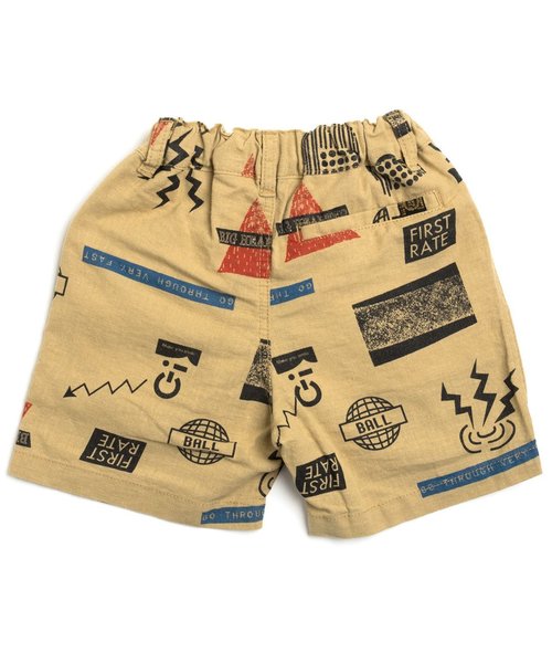 F.O.KIDS（エフオーキッズ）の「ツータック総柄ハーフパンツ 5分丈（その他パンツ・キッズ・ベージュ/ネイビー/キナリ・140/95/80/90/110/130/100/120）」の8枚目の写真