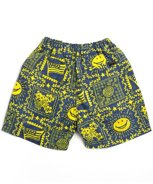 F.O.KIDS（エフオーキッズ）の「ツータック総柄ハーフパンツ 5分丈（その他パンツ・キッズ・ベージュ/ネイビー/キナリ・140/95/80/90/110/130/100/120）」の10枚目の写真