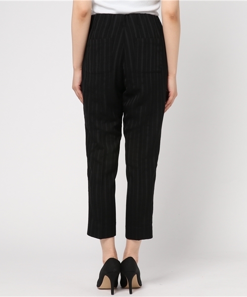 LBC（エルビーシー）の「ストライプインベルトトラウザー   （その他パンツ・レディース・ブラック/ホワイト・LARGE/MEDIUM）」の10枚目の写真