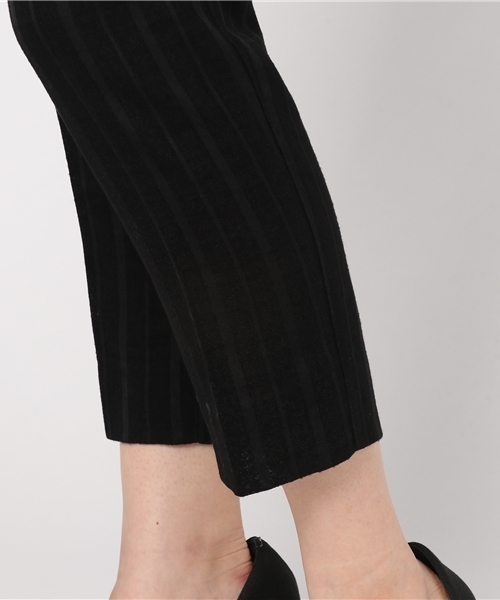 LBC（エルビーシー）の「ストライプインベルトトラウザー   （その他パンツ・レディース・ブラック/ホワイト・LARGE/MEDIUM）」の6枚目の写真