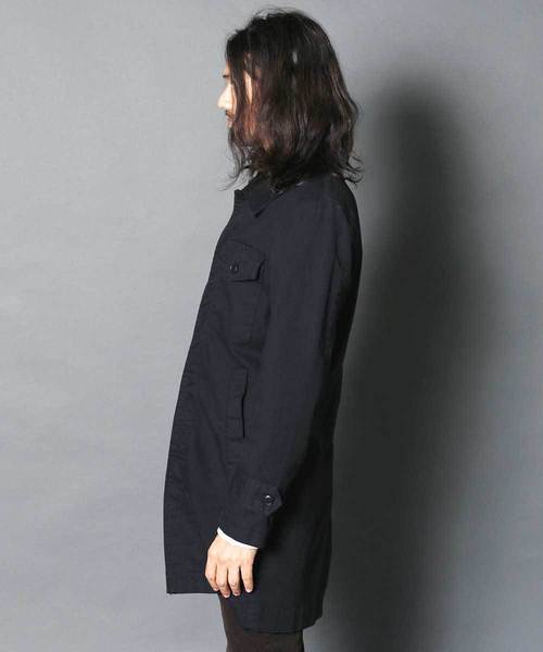 Magine（マージン）の「SULFUR OX STRETCH MILITARY COAT：サルファーオックス ストレッチミリタリー コート（ミリタリージャケット・メンズ・ネイビー/ブラック/オリーブ・46/48/44）」の19枚目の写真