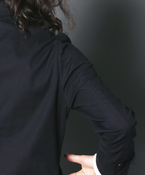 Magine（マージン）の「SULFUR OX STRETCH MILITARY COAT：サルファーオックス ストレッチミリタリー コート（ミリタリージャケット・メンズ・ネイビー/ブラック/オリーブ・46/48/44）」の11枚目の写真