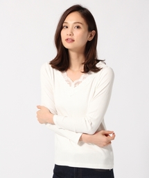 GLOBAL WORK | リブレースインナー長袖/764844(Tシャツ/カットソー)