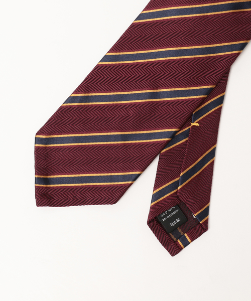 ビームス　brilla per il gusto レジメンタルタイ シルク ストライプ ネクタイ Brilla per il gusto ビームス メン