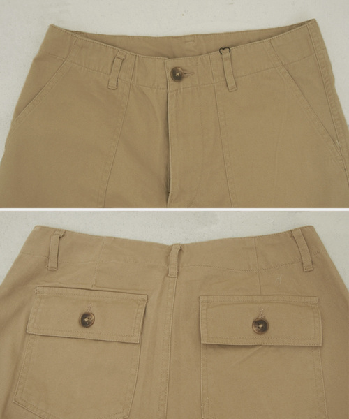 select MOCA(セレクトモカ)の「柔らかコットン素材◆ハイウエスト美シルエット両サイドポケットベルトループ付きベイカーパンツ(その他パンツ・レディース・ベージュ/ネイビー/カーキ/ブラック/アイボリー/オレンジ・FREE)」の9枚目の写真