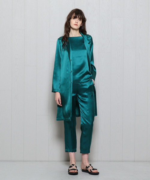 H BEAUTY&YOUTH◆ブラウス/S/シルク/YLW/無地/1611-299-2220 H BEAUTY&YOUTH UNITED ARROWS（エイチビューティーアンドユース