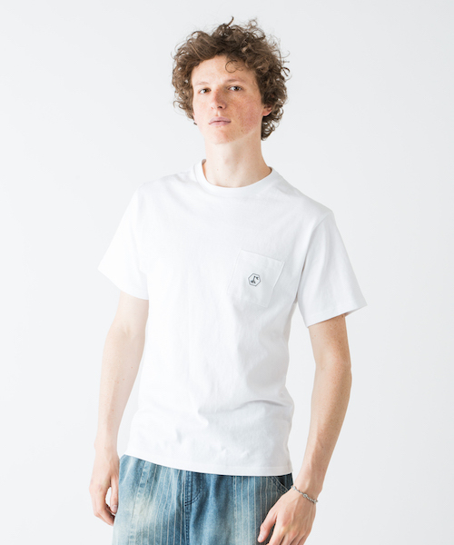 rehacer(レアセル)の「rehacer : Heavy Weight One Point CS(Tシャツ/カットソー・メンズ・ホワイト/ブラック・SMALL/MEDIUM/LARGE)」の1枚目の写真