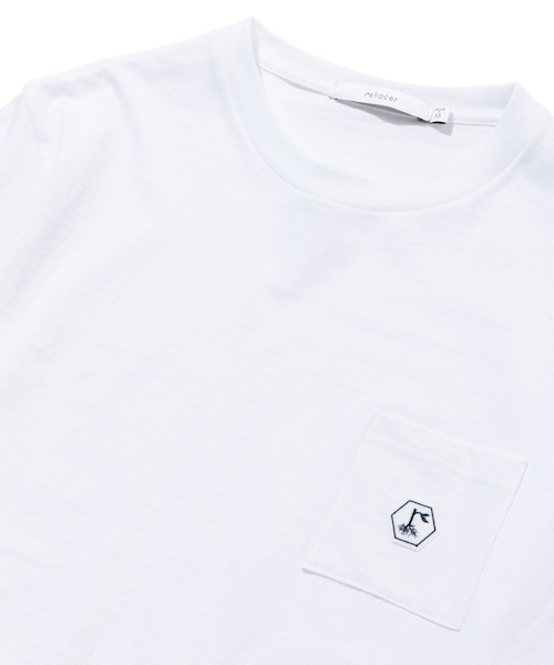 rehacer(レアセル)の「rehacer : Heavy Weight One Point CS(Tシャツ/カットソー・メンズ・ホワイト/ブラック・SMALL/MEDIUM/LARGE)」の9枚目の写真