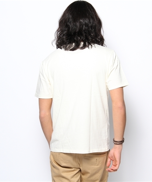 WEGO（ウィゴー）の「WEGO/ピグメントVネックポケットTee（S）（Tシャツ/カットソー・メンズ・オフホワイト/スミクロ/ブルー/イエロー/レッド・MEDIUM/LARGE）」の8枚目の写真