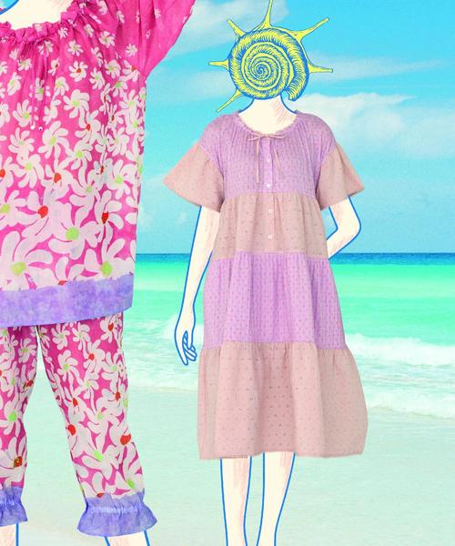Tsumori Chisato Sleep ツモリチサト スリープ の プチネコドット ローンレース ワンピース ワンピース Wear