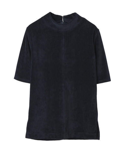 The Virgnia（ザ ヴァージニア）の「スタンドネックコーディロイ半袖Ｔ（Tシャツ/カットソー・レディース・ネイビー/サックスブルー/ボルドー/ラベンダー・FREE）」の11枚目の写真