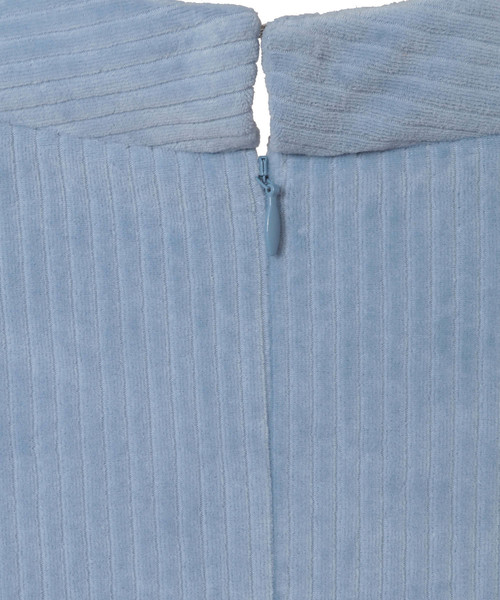 The Virgnia（ザ ヴァージニア）の「スタンドネックコーディロイ半袖Ｔ（Tシャツ/カットソー・レディース・ネイビー/サックスブルー/ボルドー/ラベンダー・FREE）」の17枚目の写真