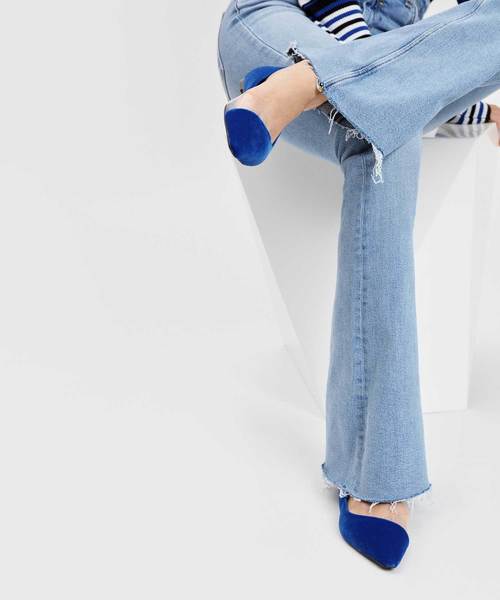 CHARLES & KEITH(チャールズ & キース)の「トランスペアレントパネルバレリーナ / TRANSPARENT PANEL BALLERINAS(バレエシューズ・レディース・ブラック/ブルー・22.5cm/23cm/23.5cm/24.5cm/25cm)」の9枚目の写真