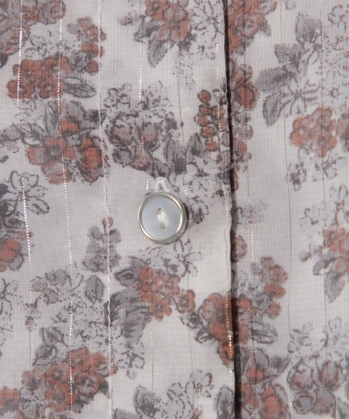 PAGEBOY（ページボーイ）の「フラワー開襟シャツ（シャツ/ブラウス・レディース・ホワイト/ブラック/オレンジ・FREE）」の21枚目の写真