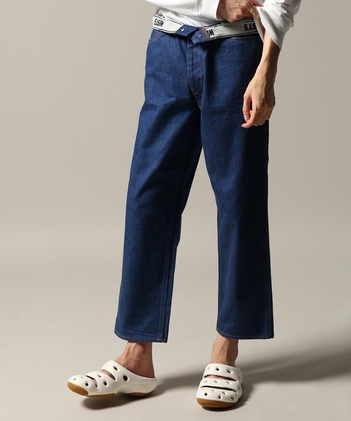 WESTOVERALLS（ウエストオーバーオールズ）の「WESTOVERALLS/ ウェストオーバーオールズ： 801S＃（デニムパンツ・メンズ・ブラック/コバルトブルー・34/32/30/28）」の2枚目の写真