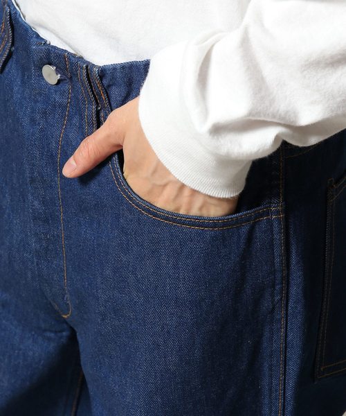 WESTOVERALLS（ウエストオーバーオールズ）の「WESTOVERALLS/ ウェストオーバーオールズ： 801S＃（デニムパンツ・メンズ・ブラック/コバルトブルー・34/32/30/28）」の7枚目の写真