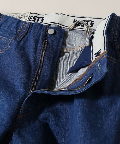 WESTOVERALLS（ウエストオーバーオールズ）の「WESTOVERALLS/ ウェストオーバーオールズ： 801S＃（デニムパンツ・メンズ・ブラック/コバルトブルー・34/32/30/28）」の12枚目の写真