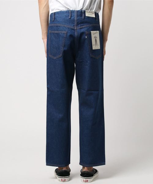 WESTOVERALLS（ウエストオーバーオールズ）の「WESTOVERALLS/ ウェストオーバーオールズ： 801S＃（デニムパンツ・メンズ・ブラック/コバルトブルー・34/32/30/28）」の4枚目の写真