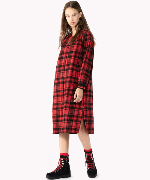 Tommy Jeans トミー ジーンズ の チェックワンピース ワンピース Wear