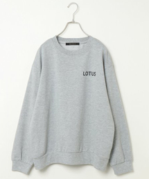 プリントロゴプルオーバー