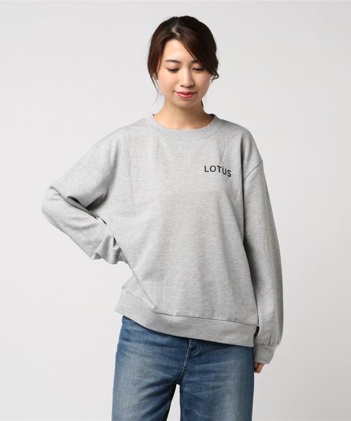 VENCEEXCHANGE（ヴァンスエクスチェンジ）の「プリントロゴプルオーバー（パーカー・レディース・グレー/オフホワイト・M）」の6枚目の写真