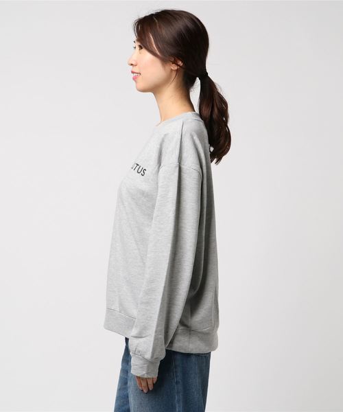 VENCEEXCHANGE（ヴァンスエクスチェンジ）の「プリントロゴプルオーバー（パーカー・レディース・グレー/オフホワイト・M）」の4枚目の写真