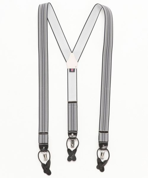 albert thurston（アルバートサーストン）の「ALBERT THURSTON サスペンダー 35mm Elastic 2 in 1（サスペンダー・メンズ・ブラウン/ブルー/グレー・FREE）」の5枚目の写真