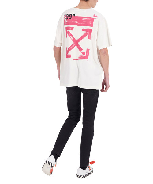 off white（オフホワイト）の「Off-White “STENCIL”ショートスリーブTシャツ（Tシャツ/カットソー・メンズ・ホワイト・SMALL）」の3枚目の写真