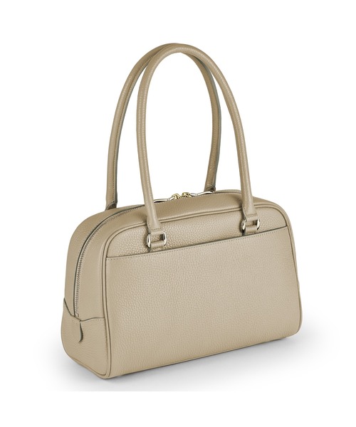 PELLE MORBIDA(ペッレモルビダ)の「VELA(ヴェーラ)ミニハンドバッグ(ショルダー付き)(ハンドバッグ・レディース・ブラック/アイボリー・FREE)」の3枚目の写真