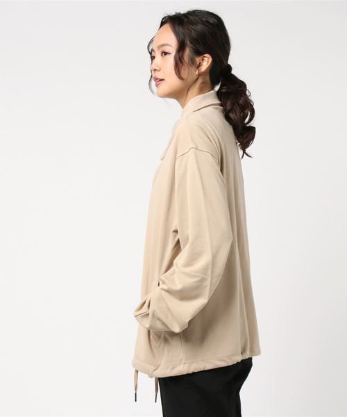 Bling Leads(ブリングリーズ)の「【Bl】ポンチ素材 ジップ・コーチジャケット(ブルゾン・メンズ・ブラック系その他/ブラウン系その他/ベージュ系その他/ブラック系その他2/ブラウン系その他2/ベージュ系その他2・MEDIUM/LARGE/X-LARGE)」の7枚目の写真