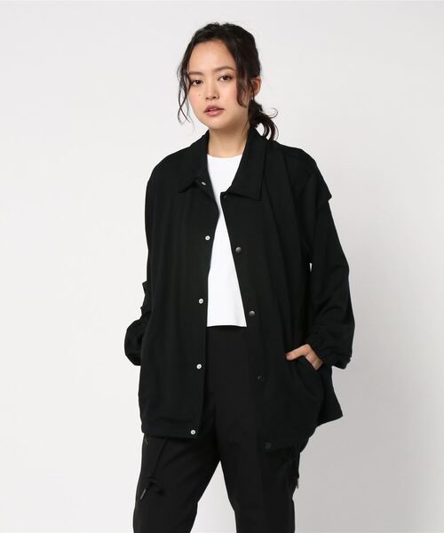 Bling Leads(ブリングリーズ)の「【Bl】ポンチ素材 ジップ・コーチジャケット(ブルゾン・メンズ・ブラック系その他/ブラウン系その他/ベージュ系その他/ブラック系その他2/ブラウン系その他2/ベージュ系その他2・MEDIUM/LARGE/X-LARGE)」の3枚目の写真